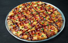 Large Dr Pepper BBQ Pizza