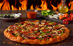 King Arthur's Supreme® with Reign of Fire Sauce