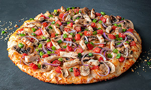 The Lg Chicken & Garlic Gourmet Pizza